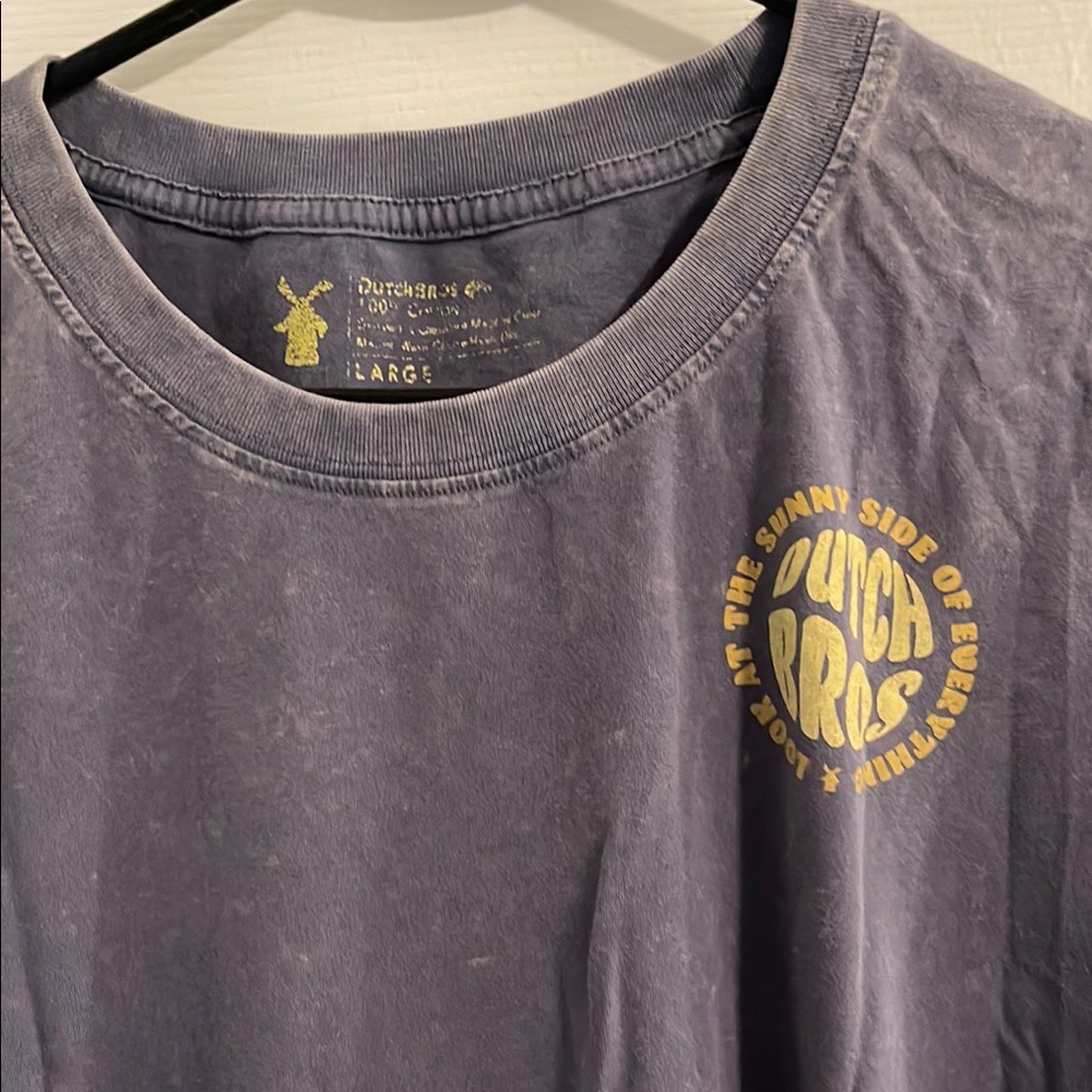 Dutch Bros Tee with Gold Logo